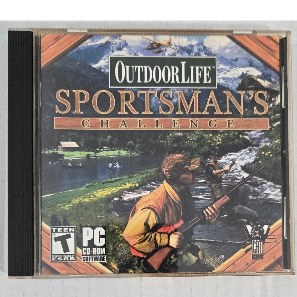 Outdoor Life Sportsmans Challenge PC Game 2004 Windows CD-ROM Vintage (CIB)